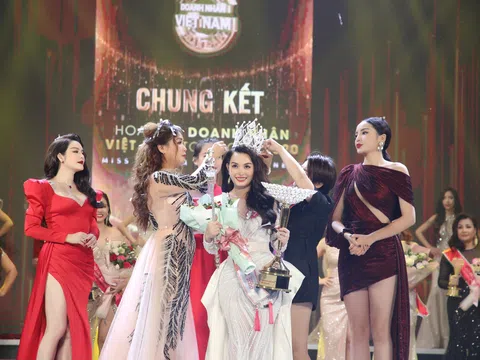 Doanh nhân Vũ Thị Ngọc Anh đăng quang Hoa hậu Doanh nhân Việt Nam Toàn cầu 2020