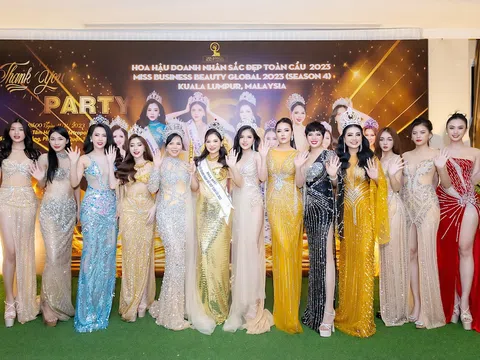 Sau chung kết tại Malaysia, Hoa hậu và Á hậu cuộc thi Hoa hậu Doanh nhân Sắc đẹp Toàn cầu 2023 được trao bằng chứng nhận