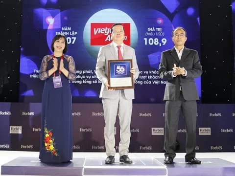 Vietjet vào Top 50 Thương hiệu dẫn đầu 2020