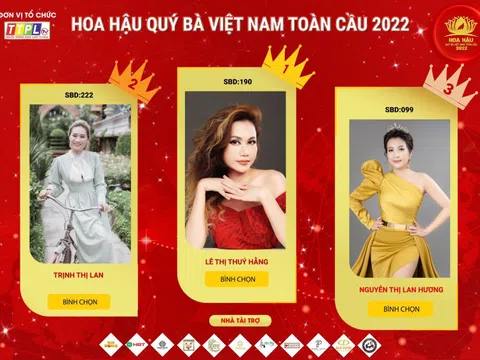 Hành trình tìm kiếm “Người đẹp được yêu thích nhất” tại Hoa hậu Quý bà Việt Nam Toàn cầu 2022 đã chính thức bắt đầu