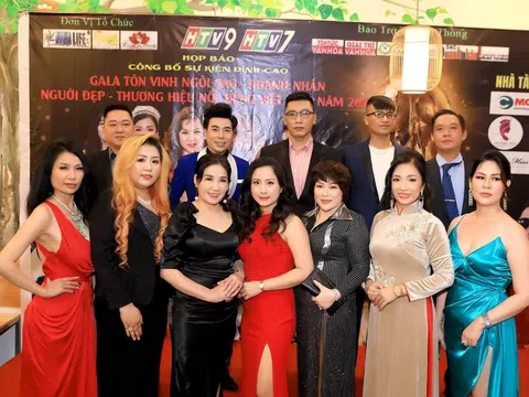 Họp báo Gala tôn vinh ngôi sao, doanh nhân, người đẹp và thương hiệu nổi tiếng Việt Nam 2021