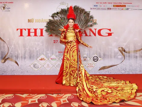 Doanh nhân Nguyễn Thị Ngọc Trâm đạt danh hiệu “Người đẹp áo dài” đêm thi tài năng – thiện nguyện Nữ hoàng doanh nhân đất Việt 2022