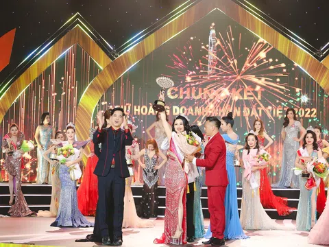 Võ Thị Sang đạt ngôi vị Á hoàng 1 “Nữ hoàng Doanh nhân đất Việt 2022”