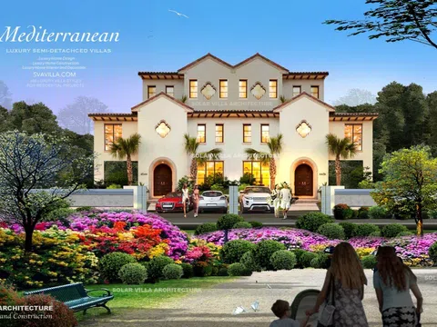 Phong cách kiến trúc Địa Trung Hải trong BST "999 Luxury Villa Styles"của công ty SVA