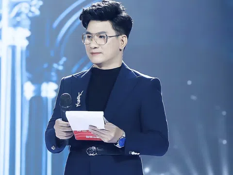 MC Minh Hưng - Người dẫn chương trình đêm chung kết Hoa hậu Doanh nhân Việt Nam Toàn cầu 2022