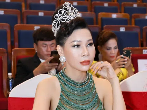 Á hoàng Nguyễn Thị Kim Âm tham gia chấm thi Chung kết Hoa hậu Doanh nhân Việt Nam Toàn cầu 2022