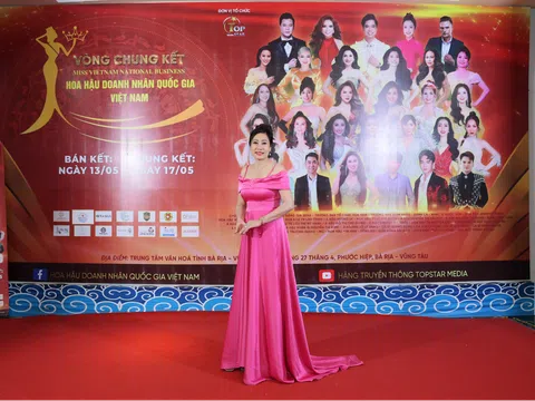 Hoa hậu Quý bà Việt Nam Toàn cầu Nguyễn Thị Hân nhận vinh danh hoàn thành xuất sắc nhiệm kỳ