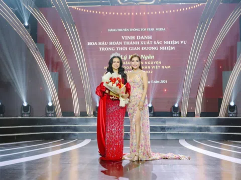 Hoa hậu thiện nguyện Lý Kim Ngân nhận vinh danh hoàn thành tốt sứ mệnh trong nhiệm kỳ