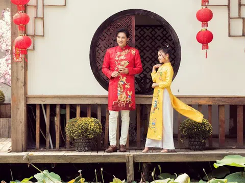 Hà Trí Quang cùng con gái nuôi tung bộ ảnh Xuân đầy ấn tượng