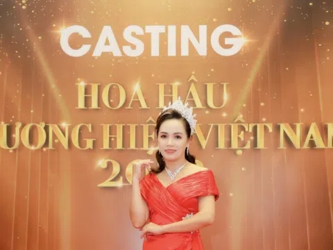 Á hoàng Lâm Thị Minh Tâm ghi điểm công chúng tại buổi casting cuộc thi Hoa hậu Thương hiệu Việt Nam 2022