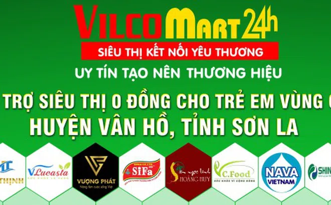 Vilco Mart24h tham gia tài trợ tại phiên chợ 0 đồng dành cho trẻ em vùng cao